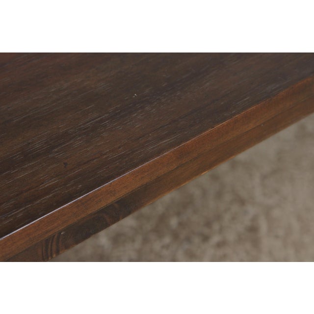 Wood Restoration Hardware Large Farm Dining Room Table For Sale - Image 7 of 14