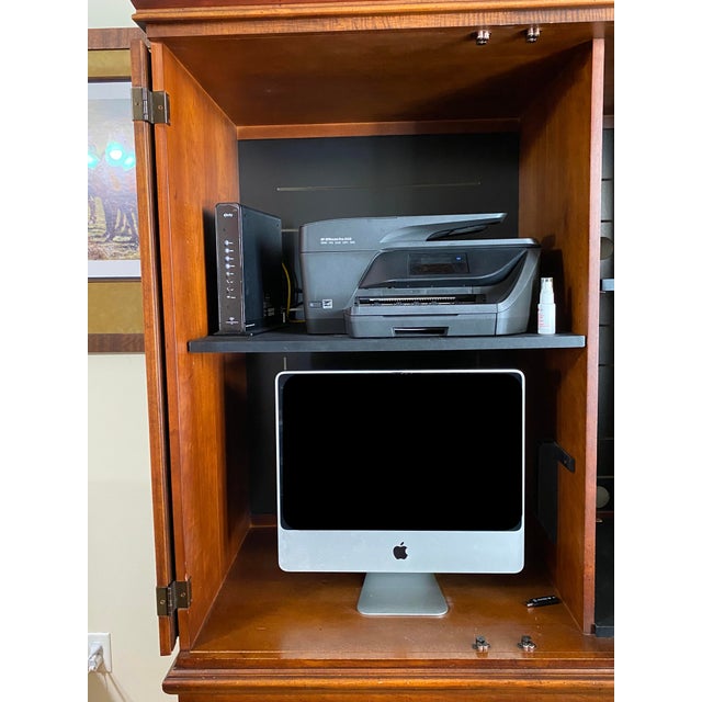 Hooker Furniture Cherry Wood Computer Armoire Chairish