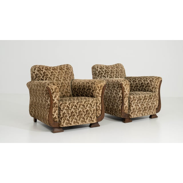 Pair of Art Deco Armchairs, Antique, France, Early 20th Century For Sale - Image 13 of 14