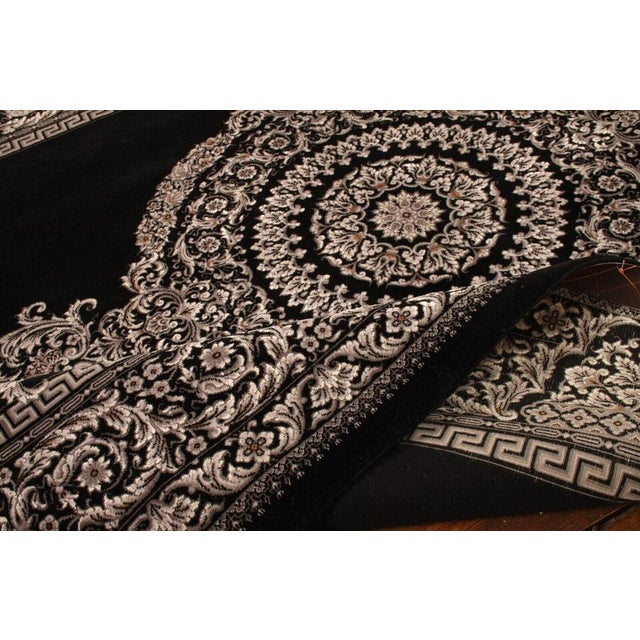 Middle Eastern Hand-Knotted Ghom Rug For Sale - Image 10 of 11