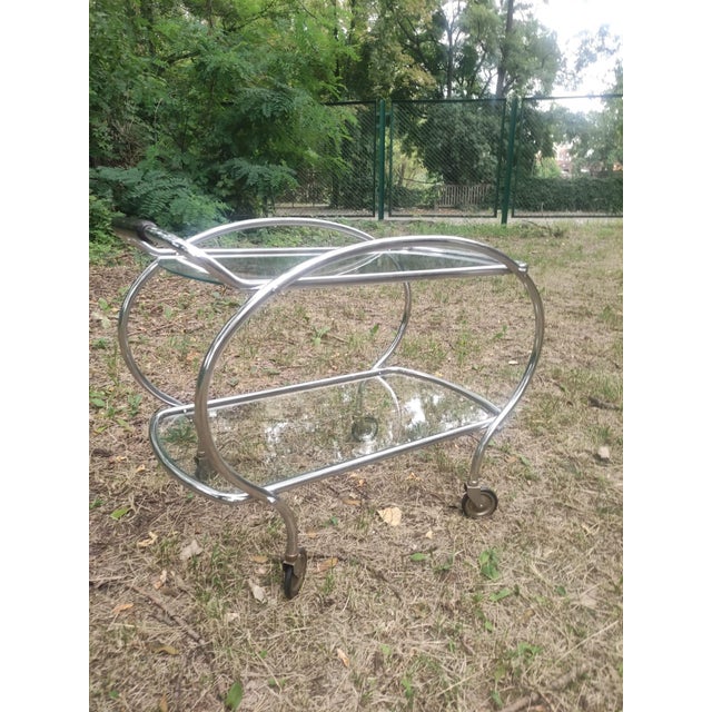 Gray Drink Serving Trolley, 1920s For Sale - Image 8 of 9