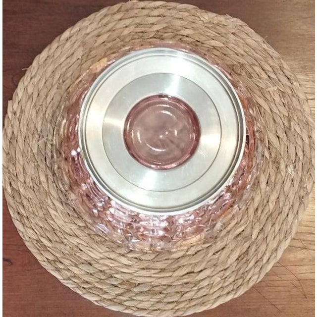 Art Deco Funnel-Shaped Vase in Blown Glass & Chrome Mount, 1920s For Sale - Image 6 of 18