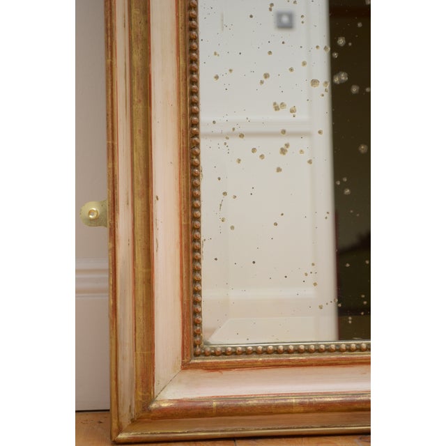 Napoleon III Chateau Wall Mirror, Gold Leaf & Gesso, 1850 For Sale - Image 3 of 15