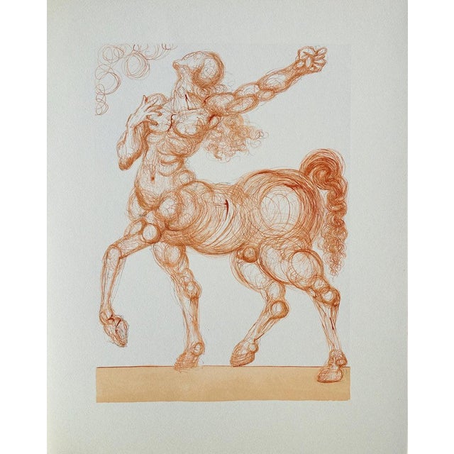 Salvador Dali, The Centaur, Original Engraving For Sale - Image 5 of 5