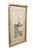 Late 19th century black and white vertical etching by Alfred J. Haller. Panoramic country landscape showing a path along...