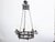 1900s French Turn of the Century Iron Chandelier with Six Lights and Scrollwork For Sale - Image 4 of 10