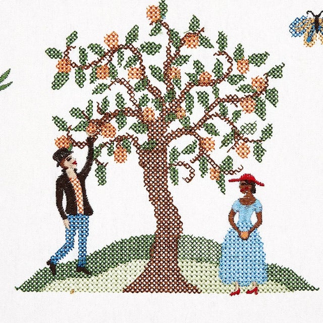 Contemporary Schumacher Merrifield Sampler Fabric in Document For Sale - Image 3 of 6