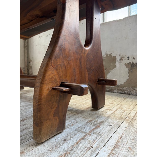 Dining Table in Olive Wood from Maison Skela, 1960 For Sale - Image 16 of 18