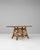 Brutalist 20th Century Belgian Brutalist Wooden Dining Table With Carved Base For Sale - Image 3 of 18