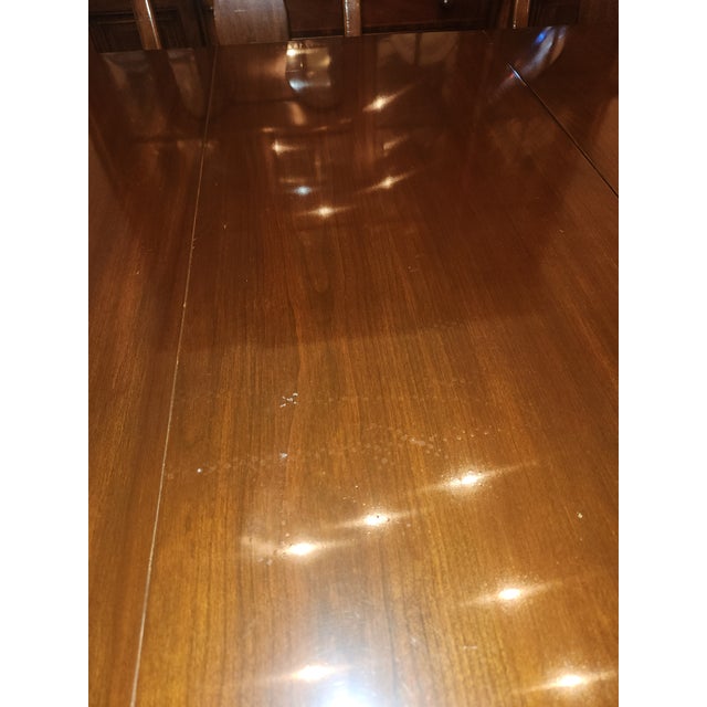 Vintage Harden Furniture Extension Dining Table and Chairs and Pads For Sale - Image 17 of 18