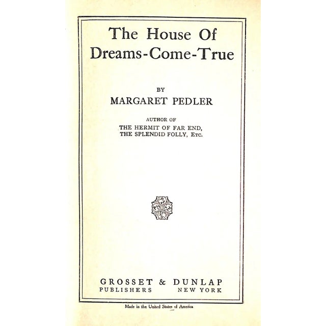 Traditional "The House of Dreams-Come-True" 1919 Pedler, Margaret For Sale - Image 3 of 6