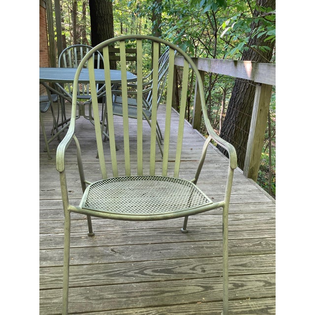 MidCentury Woodard Valencia Wrought Iron Patio Furniture Chairish