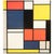 Red 1991 After Piet Mondrian "Tablet 2", Full-Color Parisian Print For Sale - Image 8 of 8
