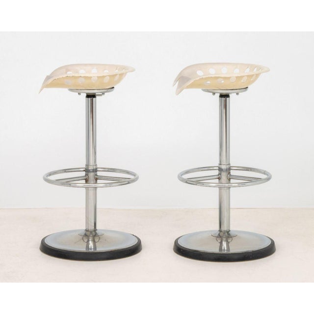 Metal Etienne Fermigier X Mirima "Reaper" Bar Stools, 2 For Sale - Image 7 of 9