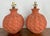 Vintage Terracotta Faux Weave Lamps - A Pair For Sale - Image 11 of 12