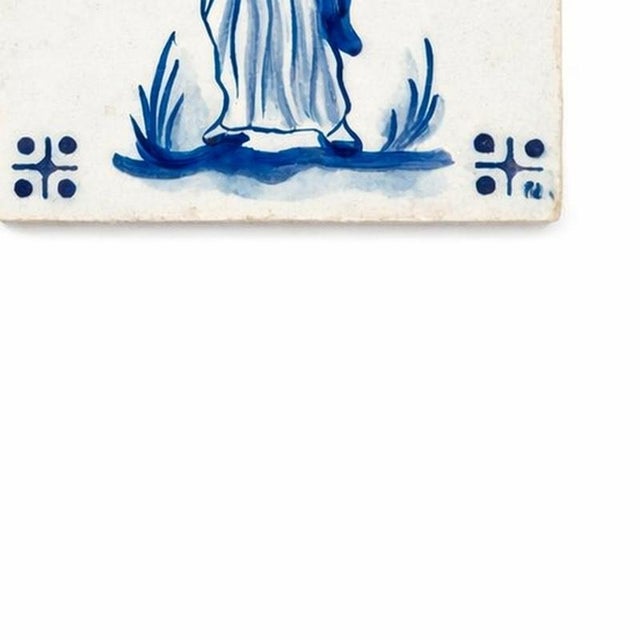 Earthenware Tiles, 19th Century, Set of 2 For Sale - Image 5 of 6