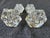 Vintage Cut Crystal Salt & Pepper Pedestal Shakers a Pair For Sale - Image 16 of 16