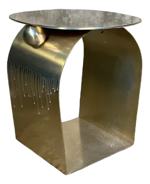 GOLDEN FISH Sculptural Coffee Table by Alessandro Iovine, 2021