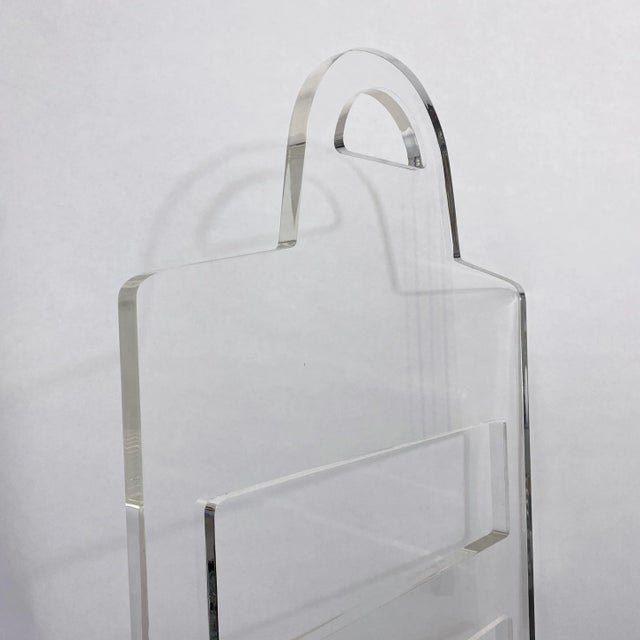 Vintage Lucite Valet Shoe and Clothing Stand For Sale - Image 12 of 12