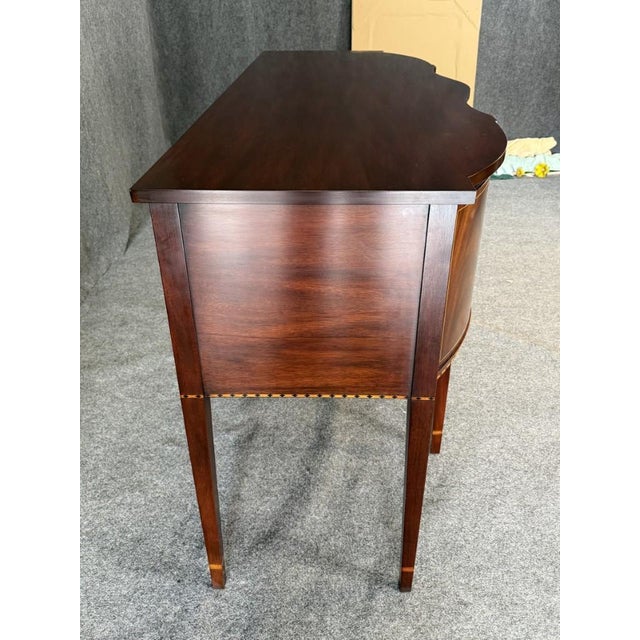 Wood C2000 Henkel Harris Mahogany Inlaid Sideboard No. 2367 For Sale - Image 7 of 18