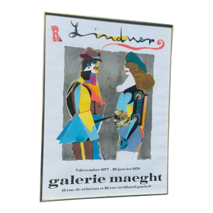 Galerie Maeght Poster for Lindner Exhibit, Paris 1977-1978