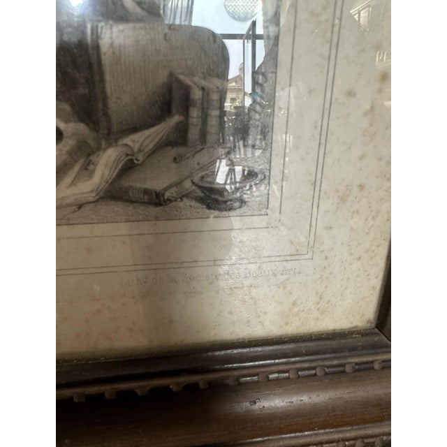 Degobert, Meeting Between PP Rubens and Maria De Medici, 20th Century, Engraving For Sale - Image 7 of 9