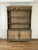 Late 20th Century Rustic European Style Painted Wood Hutch Cabinet With Decorative Panels For Sale - Image 9 of 17