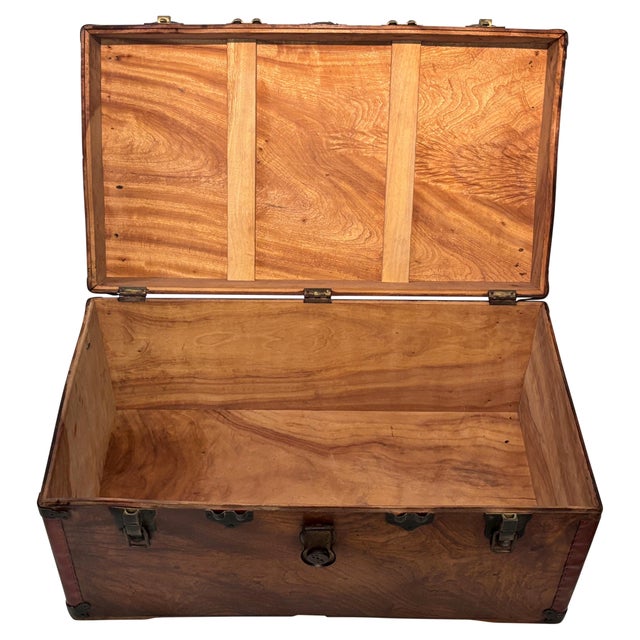 Early 20th Century American Camphor Wood Steamer Trunk For Sale In San Francisco - Image 6 of 9