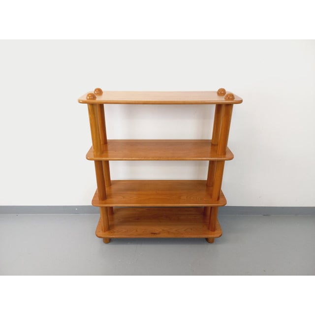 Vintage Elm Bookcase Shelf, 1980s For Sale - Image 17 of 17