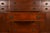 Brown Baker Furniture Style Federal Carved Mahogany Breakfront Bookcase Cabinet With Secretary Desk, Circa 1940s For Sale - Image 8 of 16