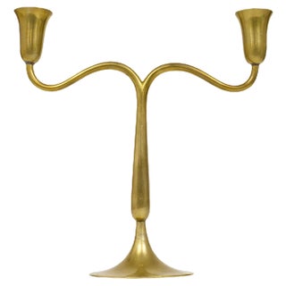 Brass Candleholder from Hagenauer, Austria, 1940s For Sale