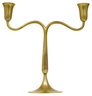 Brass Candleholder from Hagenauer, Austria, 1940s