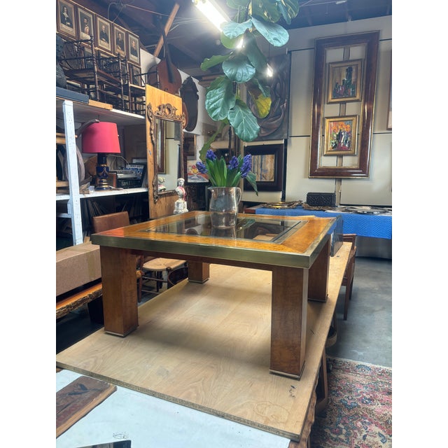 Top Square Coffee Table For Sale - Image 4 of 5