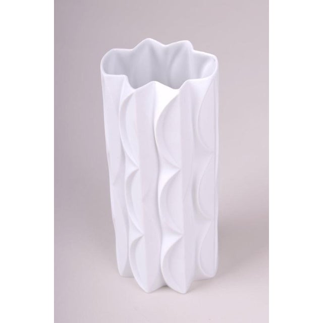 Mid-Century Czech Ceramic Vase attributed to Scherzer, 1960s For Sale - Image 3 of 7