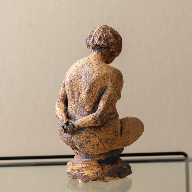 Mid-Century Studio Stoneware Female Figure Sculpture For Sale In Sacramento - Image 6 of 13