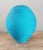 1980s Japanese Glazed Turquoise Blossom Vase in the Style of Mitsuo Shoji For Sale - Image 9 of 12