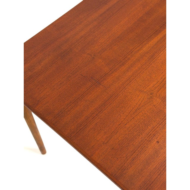 Gold Smaller Dining Table in Teak, 1960s For Sale - Image 8 of 11