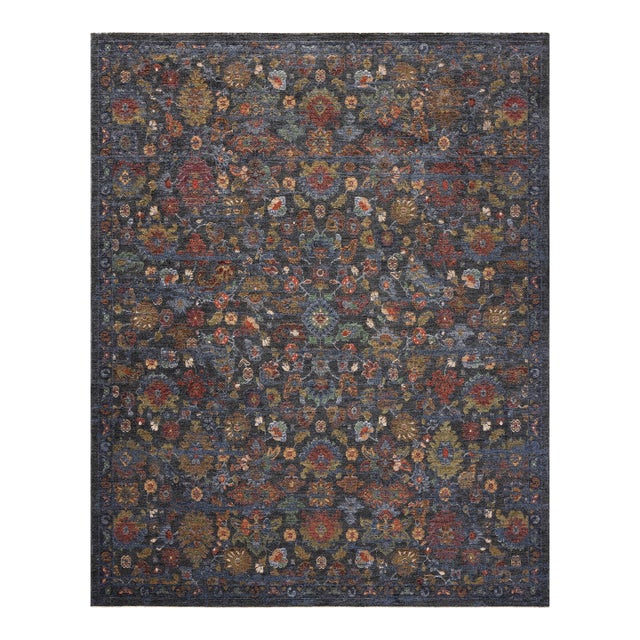 Loloi Winchester Sapphire / Multi 12'-0" x 12'-0" Square Area Rug For Sale