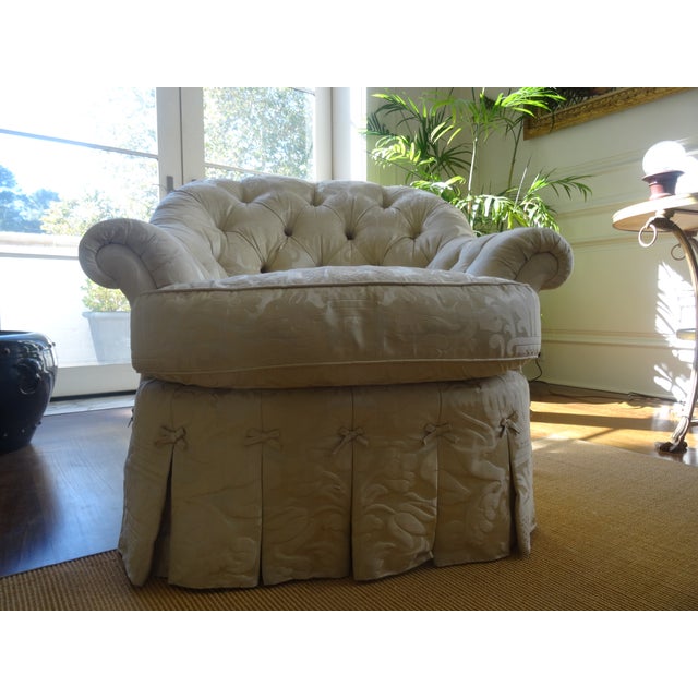 Michael Taylor Syrie Maugham Style Lounge Chair For Sale - Image 10 of 12