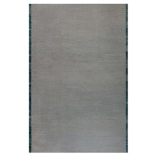 Contemporary Grey River Dance Handmade Wool Rug by Doris Leslie Blau For Sale