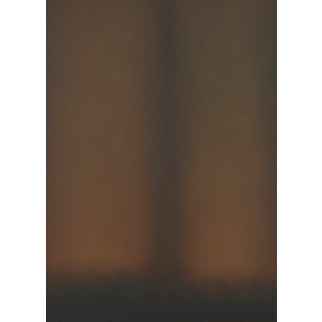 A monumental acrylic painting on canvas by American artist Marc Ross, 2005. This minimal abstract painting features an...