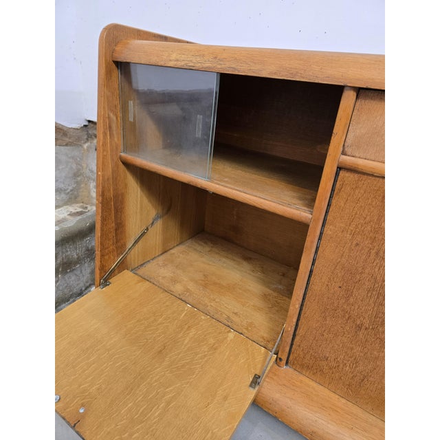 Brown Vintage French Sideboard, 1950 For Sale - Image 8 of 12
