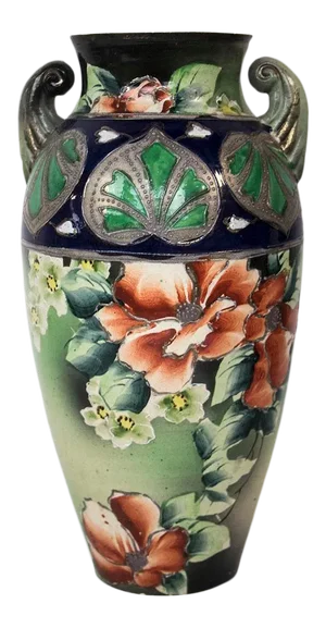 1920s Nippon Hand Painted Vase