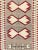This beautiful antique Navajo textile is from the Ganado region and features a carded gray field with aniline-dyed red and...