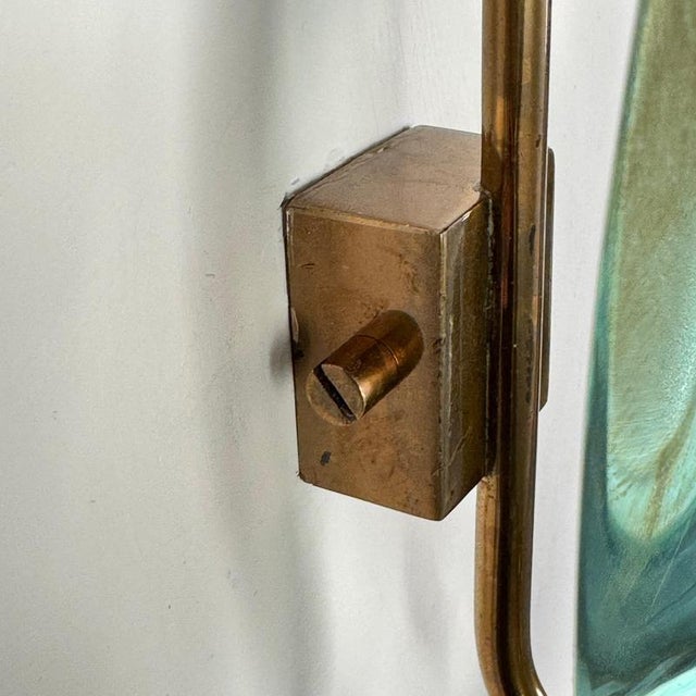 Brass Model 2093 Wall Lights attributed to Max Ingrand for Fontana Arte, 1960s, Set of 2 For Sale - Image 13 of 18