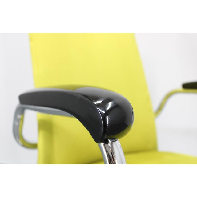 Gold Vintage German Tubular Armchair, 1970s For Sale - Image 8 of 14