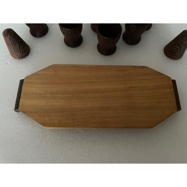 Wood Vintage Wooden Egg Cups, 1960s, Set of 9 For Sale - Image 7 of 8