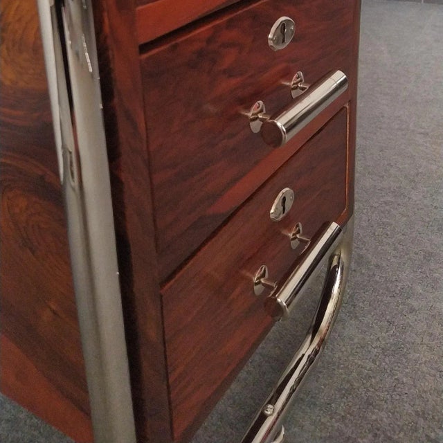 Model PS14 follows exactly the model and designer by design and period. Restored to original and period standards. Chromed...