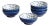 Stria Grid Dip Bowls, Set Of 6 For Sale