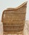 Vintage Woven Wicker Arm Chair For Sale In Kansas City - Image 6 of 10